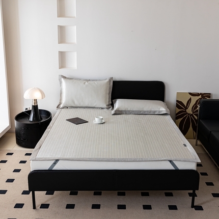 91家纺网 家纺一手货源 找家纺 （总）本希家居 2024新款简约轻奢系列高端可水洗冰丝席