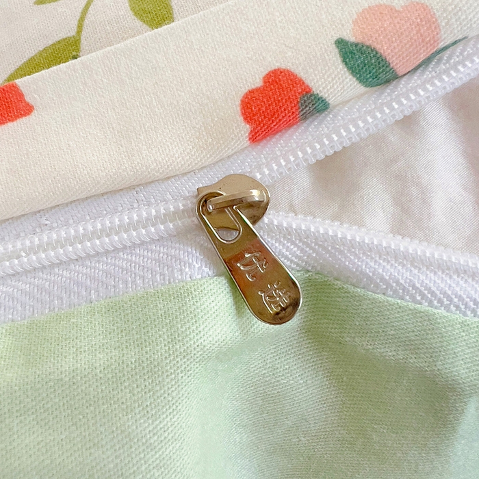 91家纺网 家纺一手货源 找家纺 优选良品 2025新款直播爆款全棉-ins印花系列四件套纯棉三件套床单床笠 花物语