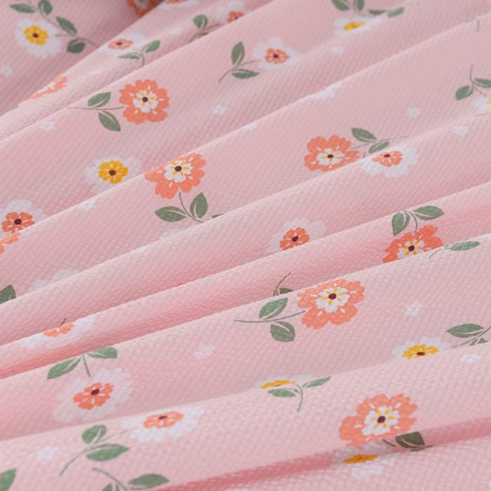 91家纺网 家纺一手货源 找家纺 艾裙海 2025新款云感双层纱床盖四件套 花香依然