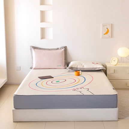 91家纺网 家纺一手货源 找家纺 （总）本希家居 2024新款花漾清新系列高端可水洗冰丝席