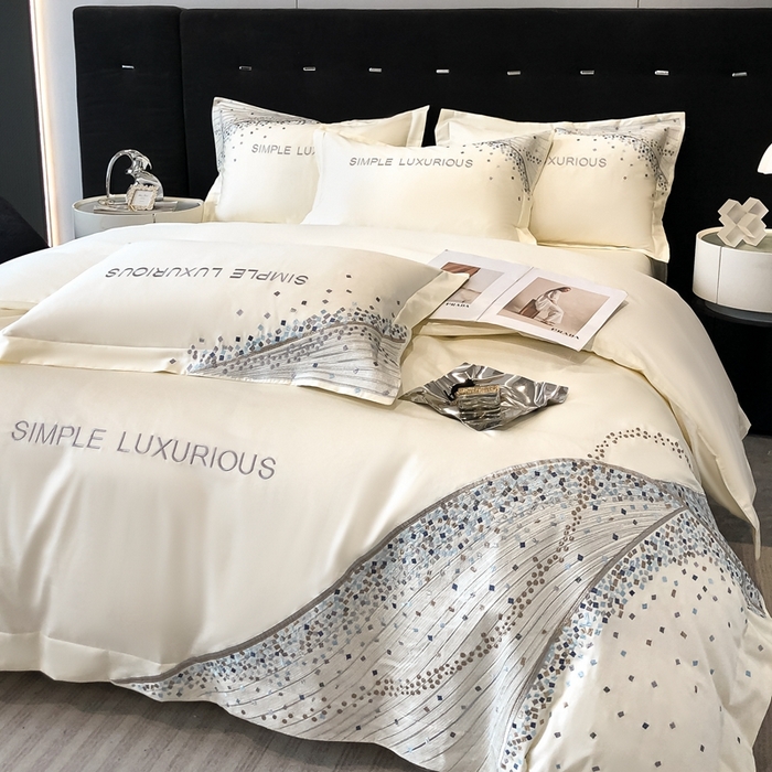 91家纺网 家纺一手货源 找家纺 （总）欧乐蒂 2025新款星梦-高支高密新疆长绒棉四件套-终版