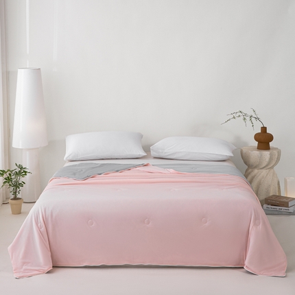 91家纺网 家纺一手货源 找家纺 （总）蝶帕 2024新款A类凉感丝冰淇淋夏凉被