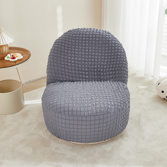 91家纺网 家纺一手货源 找家纺 丝绮鹿 2024新款爆米花系列-雪梨沙发椅套 银灰