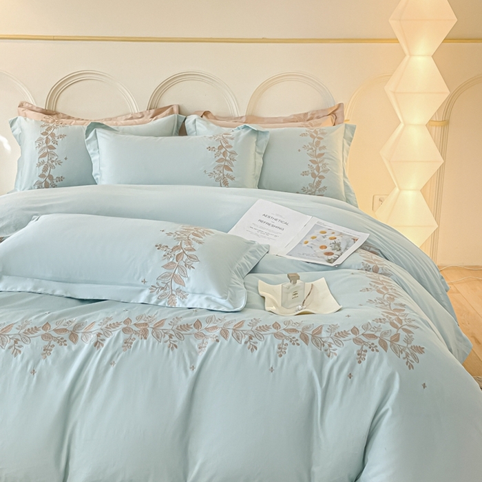 91家纺网 家纺一手货源 找家纺 欧乐蒂 2025新款秘密花园-新疆长绒棉刺绣四件套-终版 秘密花园-梵星兰