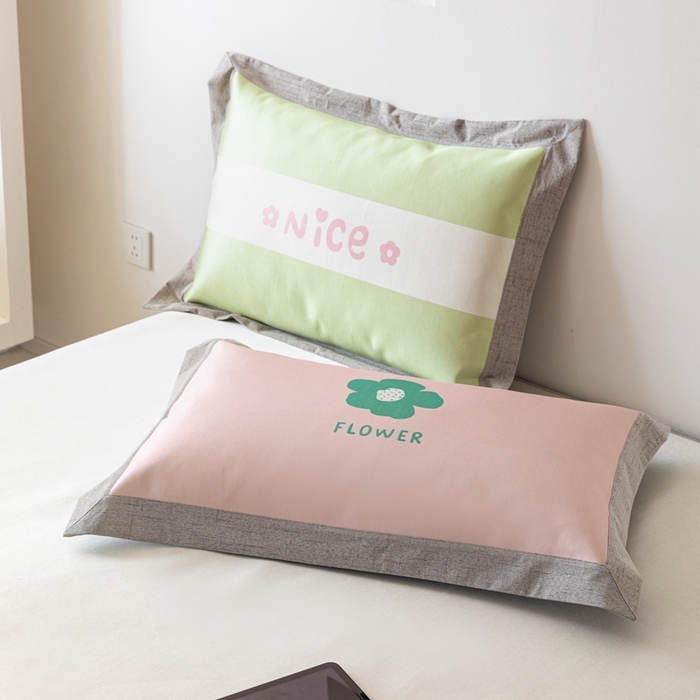 91家纺网 家纺一手货源 找家纺 本希家居 2024新款花漾清新系列高端可水洗冰丝席 小快乐床笠