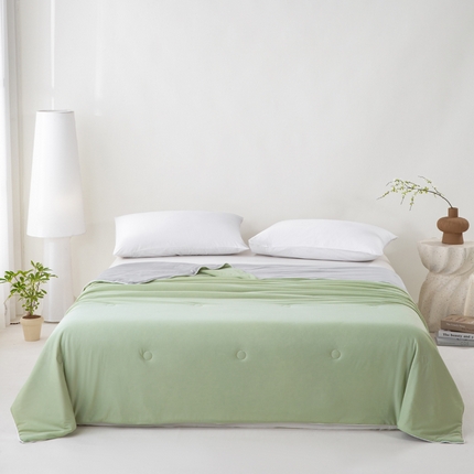 91家纺网 家纺一手货源 找家纺 （总）蝶帕 2024新款A类凉感丝冰淇淋夏凉被