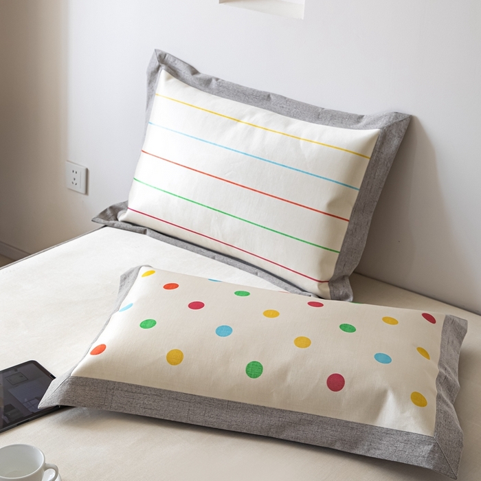 91家纺网 家纺一手货源 找家纺 本希家居 2024新款花漾清新系列高端可水洗冰丝席 小彩条床笠