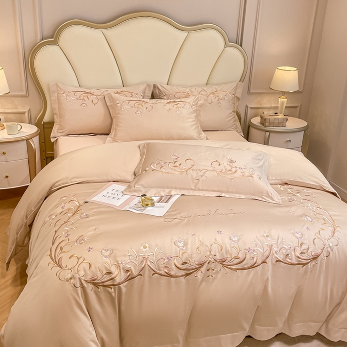 91家纺网 家纺一手货源 找家纺 欧乐蒂 2025新款爱丽丝-高支高密新疆长绒棉-终版 爱丽丝-金咖