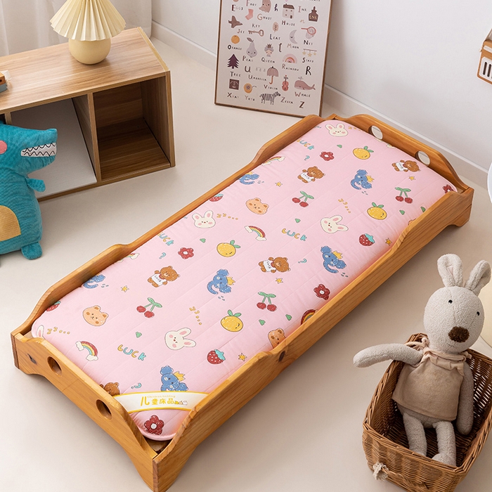 91家纺网 家纺一手货源 找家纺 嗨生活 2025新款加厚一体款可拆款幼儿园床垫儿童床垫 一体款-开心连连看