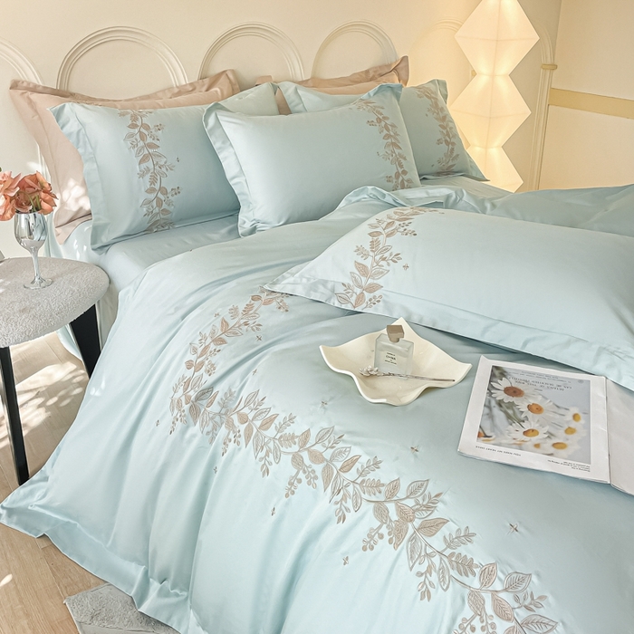 91家纺网 家纺一手货源 找家纺 欧乐蒂 2025新款秘密花园-新疆长绒棉刺绣四件套-终版 秘密花园-梵星兰