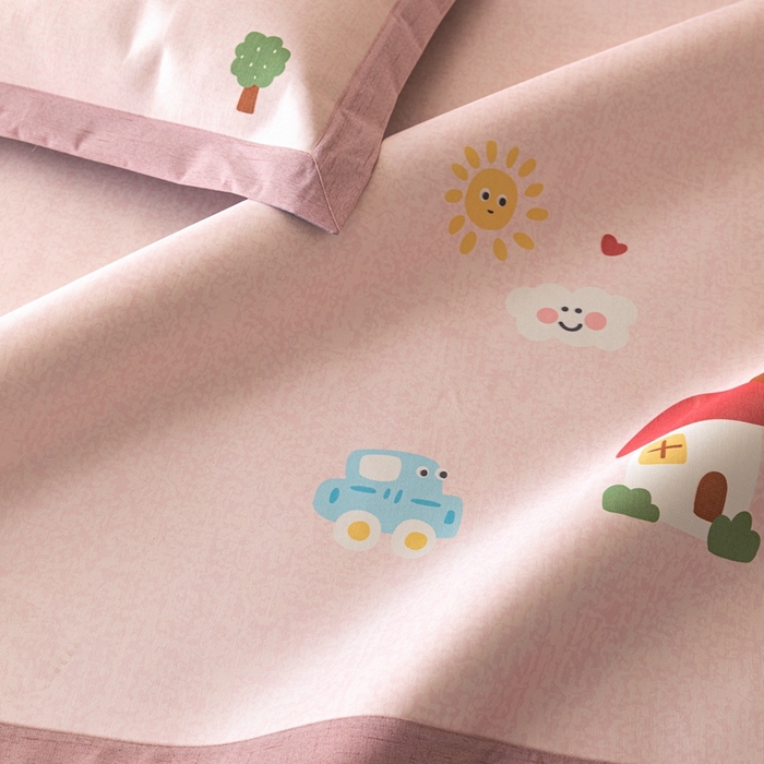 91家纺网 家纺一手货源 找家纺 本希家居 2024新款花漾清新系列高端可水洗冰丝席 小甜美平席