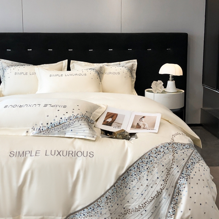 91家纺网 家纺一手货源 找家纺 （总）欧乐蒂 2025新款星梦-高支高密新疆长绒棉四件套-终版