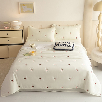 91家纺网 家纺一手货源 找家纺 （总）美达家纺 2025新品刺绣水洗棉夏被四件套