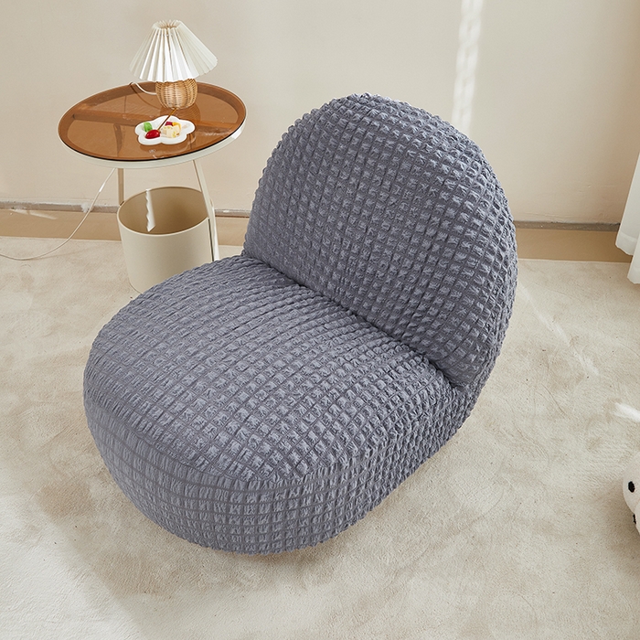 91家纺网 家纺一手货源 找家纺 丝绮鹿 2024新款爆米花系列-雪梨沙发椅套 银灰