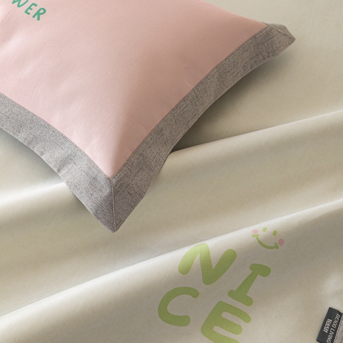 91家纺网 家纺一手货源 找家纺 本希家居 2024新款花漾清新系列高端可水洗冰丝席 小快乐床笠