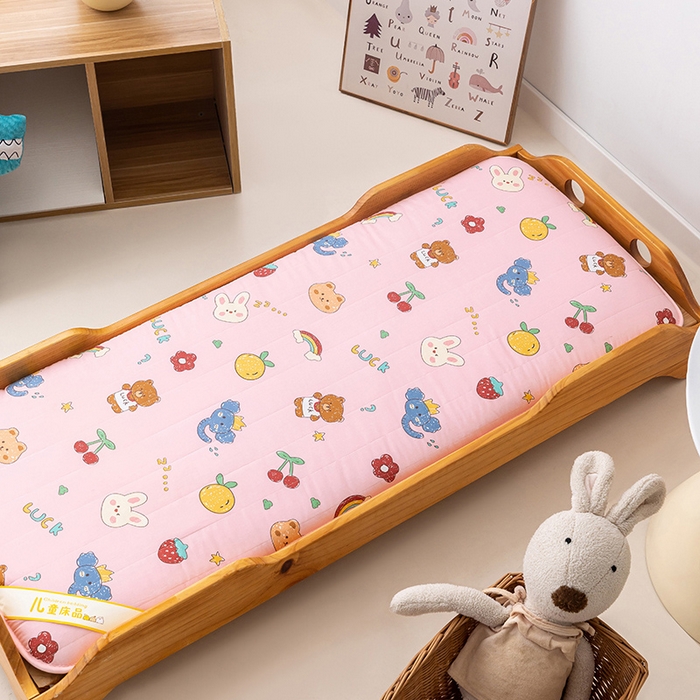 91家纺网 家纺一手货源 找家纺 嗨生活 2025新款加厚一体款可拆款幼儿园床垫儿童床垫 一体款-开心连连看