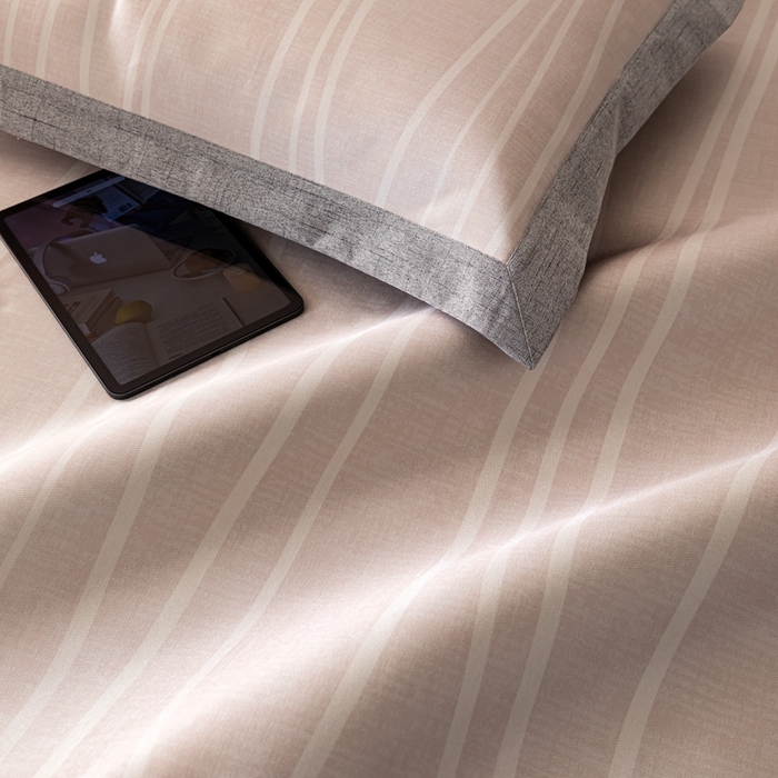 91家纺网 家纺一手货源 找家纺 本希家居 2024新款简约轻奢系列高端可水洗冰丝席 梵克床笠