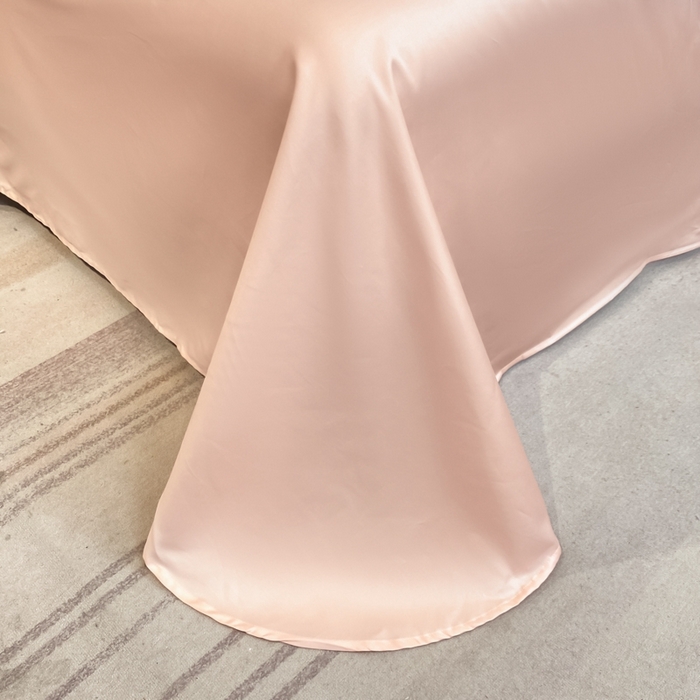 91家纺网 家纺一手货源 找家纺 欧乐蒂 2025新款花寐-高支高密新疆长绒棉四件套-终版 花寐-樱花粉