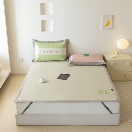 本希家居 2024新款花漾清新系列高端可水洗冰丝席 小快乐平席