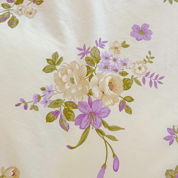 91家纺网 家纺一手货源 找家纺 优选良品 2024新款直播爆款全棉-ins印花系列四件套纯棉三件套床单床笠 情迷