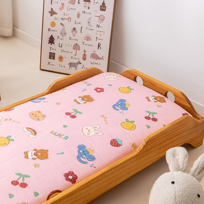 91家纺网 家纺一手货源 找家纺 嗨生活 2025新款加厚一体款可拆款幼儿园床垫儿童床垫 一体款-开心连连看