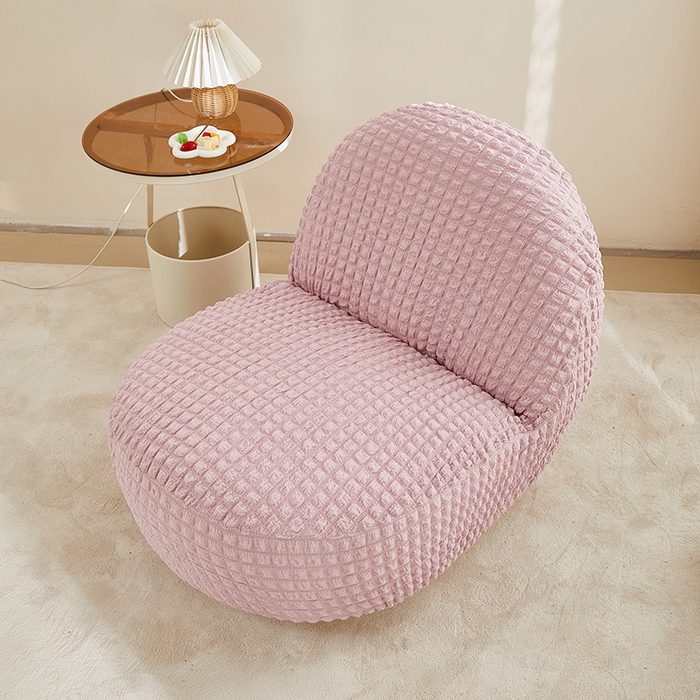 91家纺网 家纺一手货源 找家纺 丝绮鹿 2024新款爆米花系列-雪梨沙发椅套 粉色