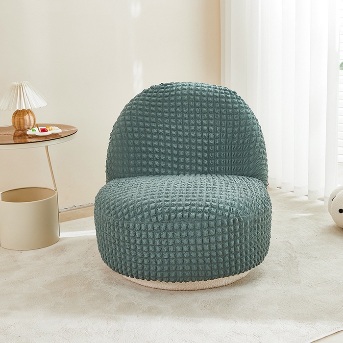 91家纺网 家纺一手货源 找家纺 丝绮鹿 2024新款爆米花系列-雪梨沙发椅套 绿色