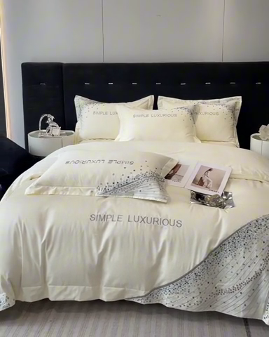 91家纺网 家纺一手货源 找家纺 （总）欧乐蒂 2025新款星梦-高支高密新疆长绒棉四件套-终版