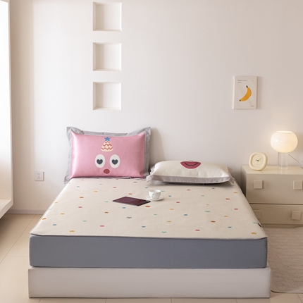 91家纺网 家纺一手货源 找家纺 （总）本希家居 2024新款花漾清新系列高端可水洗冰丝席