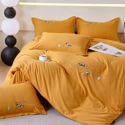 91家纺网 家纺一手货源 找家纺 （总）帛缔思 2024新款氧肤水洗棉四件套