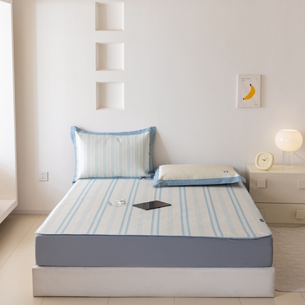 91家纺网 家纺一手货源 找家纺 （总）本希家居 2024新款小清新刺绣系列高端可水洗冰丝席