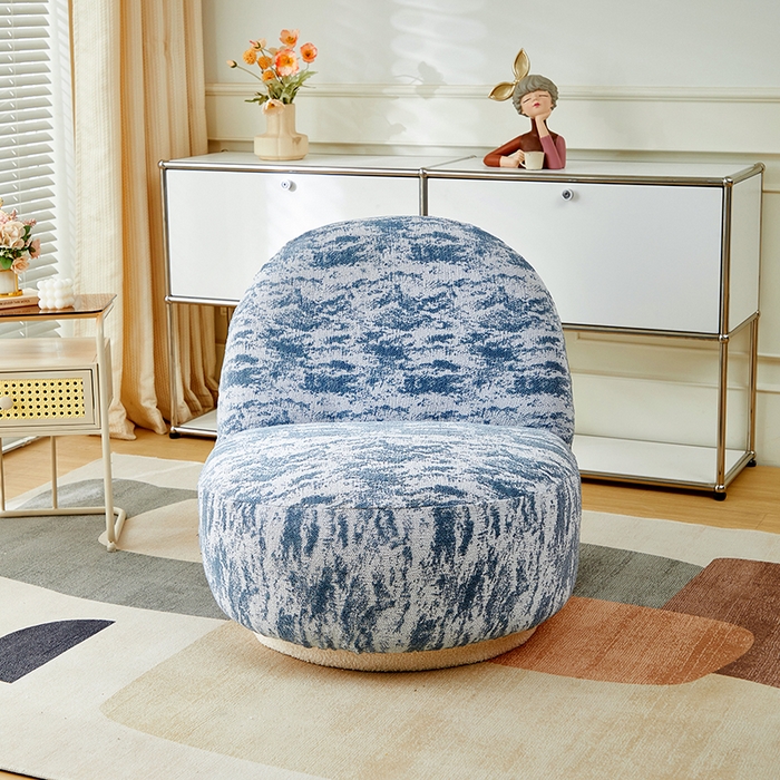 91家纺网 家纺一手货源 找家纺 丝绮鹿 2024新款加厚国风系列-雪梨沙发椅套  静谧蓝