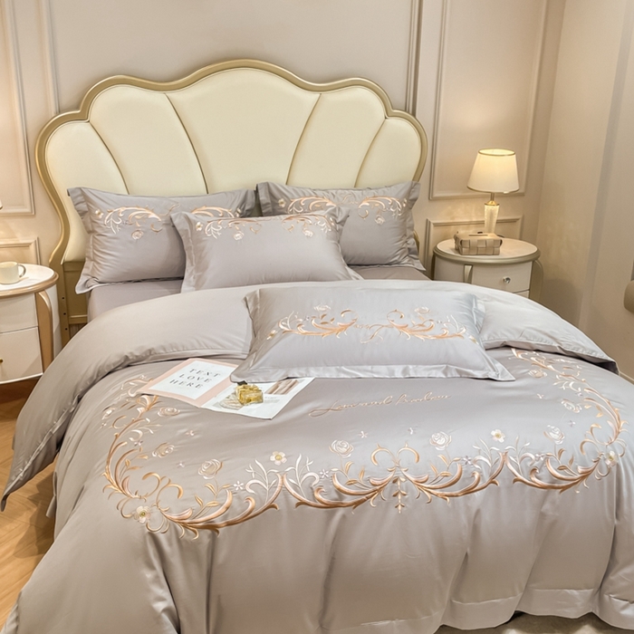 91家纺网 家纺一手货源 找家纺 欧乐蒂 2025新款爱丽丝-高支高密新疆长绒棉-终版 爱丽丝-高级灰