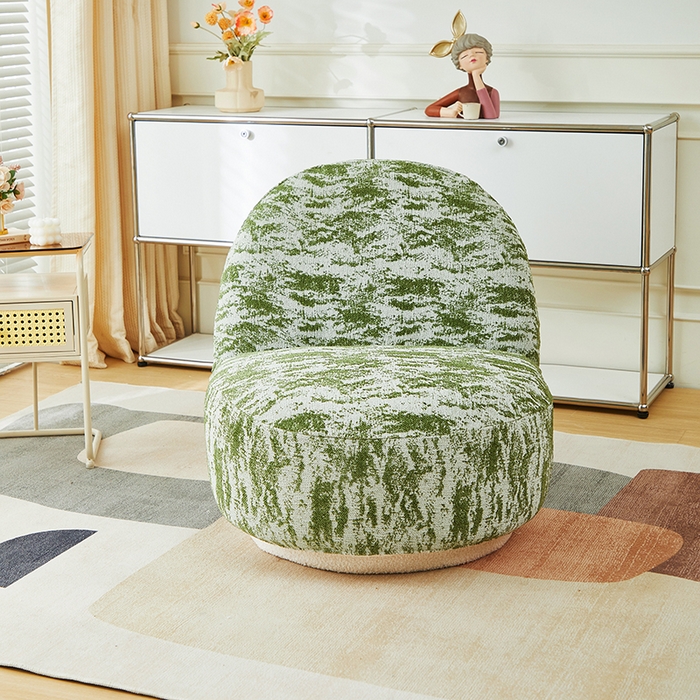 91家纺网 家纺一手货源 找家纺 丝绮鹿 2024新款加厚国风系列-雪梨沙发椅套  松花绿