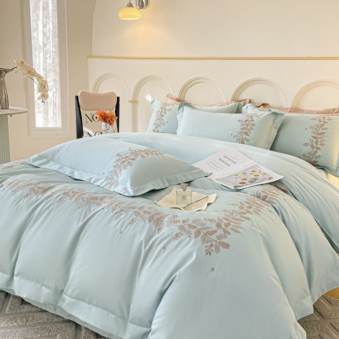 91家纺网 家纺一手货源 找家纺 欧乐蒂 2025新款秘密花园-新疆长绒棉刺绣四件套-终版 秘密花园-梵星兰