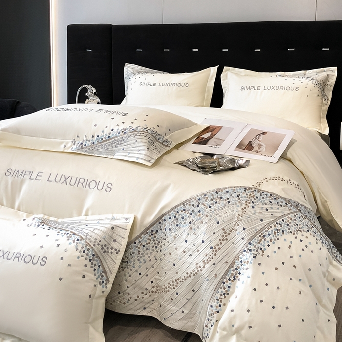 91家纺网 家纺一手货源 找家纺 （总）欧乐蒂 2025新款星梦-高支高密新疆长绒棉四件套-终版