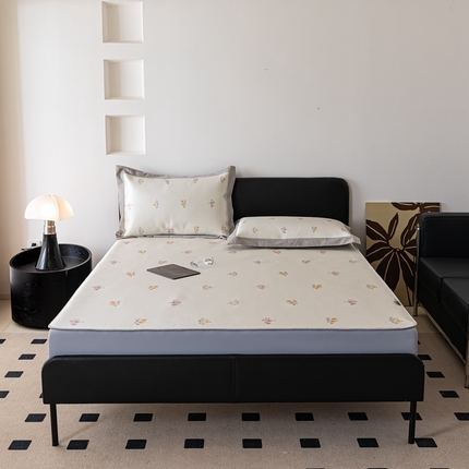 91家纺网 家纺一手货源 找家纺 （总）本希家居 2024新款简约轻奢系列高端可水洗冰丝席