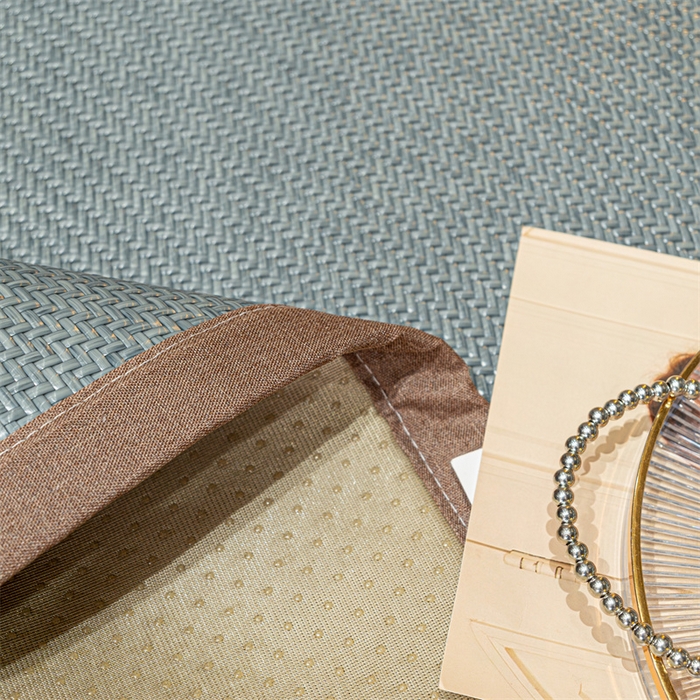 91家纺网 家纺一手货源 找家纺 共鸣沙发垫 2024新款野山藤凉席 野山藤灰色