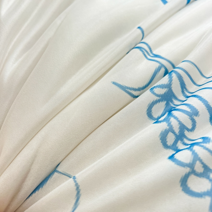 91家纺网 家纺一手货源 找家纺 慕澄家纺 2024新款大版印花乳胶凉席套件-夏被凉席四件套 蝴蝶飞飞