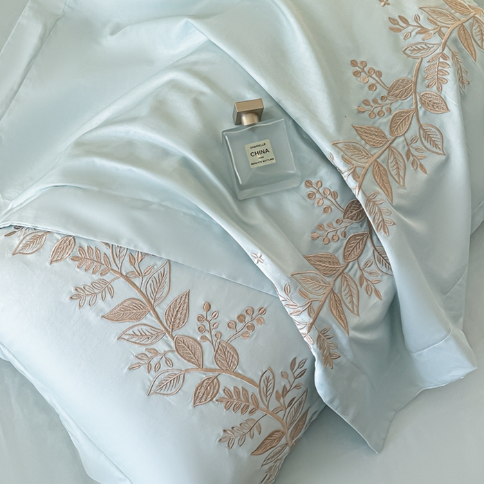 91家纺网 家纺一手货源 找家纺 欧乐蒂 2025新款秘密花园-新疆长绒棉刺绣四件套-终版 秘密花园-梵星兰