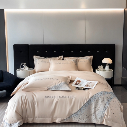 91家纺网 家纺一手货源 找家纺 （总）欧乐蒂 2025新款星梦-高支高密新疆长绒棉四件套-终版