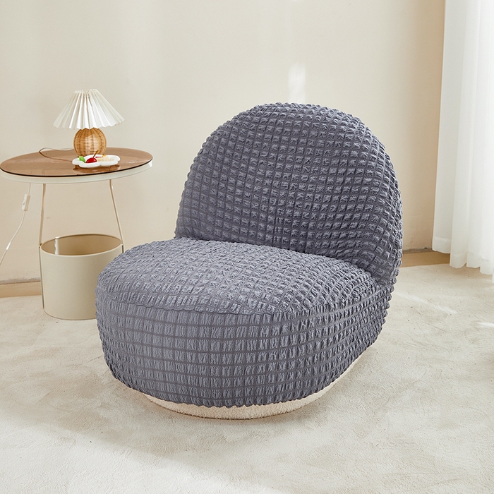 91家纺网 家纺一手货源 找家纺 丝绮鹿 2024新款爆米花系列-雪梨沙发椅套 银灰