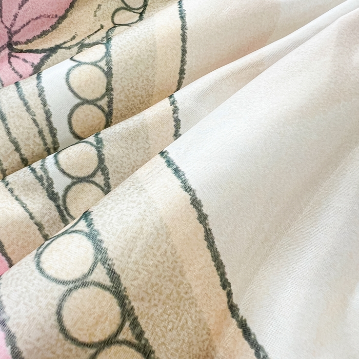 91家纺网 家纺一手货源 找家纺 慕澄家纺 2024新款大版印花床裙款乳胶凉席-凉席三件套 秘密花园