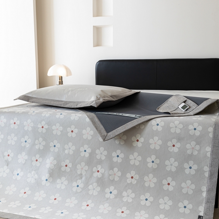 91家纺网 家纺一手货源 找家纺 本希家居 2024新款简约轻奢系列高端可水洗冰丝席 春意盎然平席