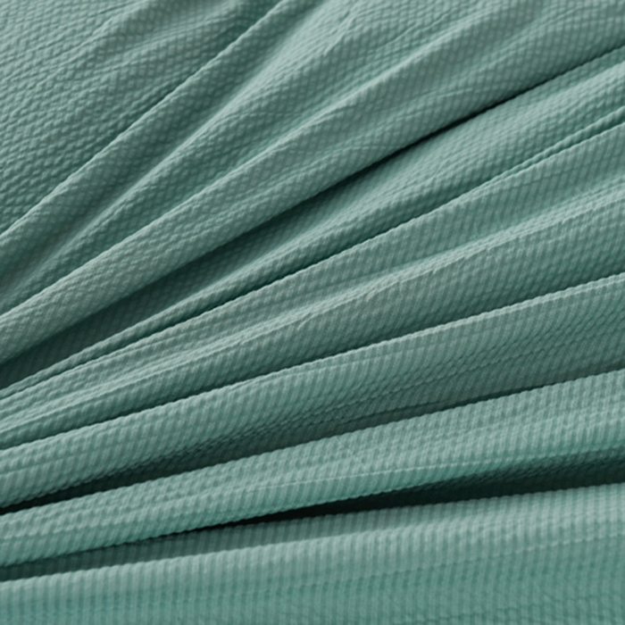 91家纺网 家纺一手货源 找家纺 艾裙海 2025新款云感双层纱单床盖 开心小恐龙