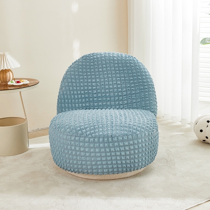 丝绮鹿 2024新款爆米花系列-雪梨沙发椅套 雾霾蓝