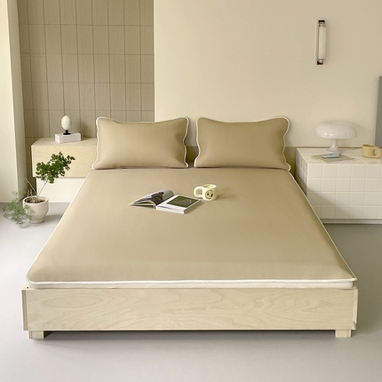 91家纺网 家纺一手货源 找家纺 （总）川悦生活 2024新款云朵凉感因子纯色凉席-大床款