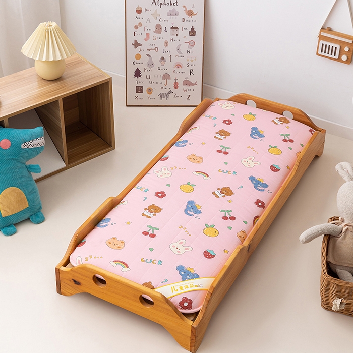 91家纺网 家纺一手货源 找家纺 嗨生活 2025新款加厚一体款可拆款幼儿园床垫儿童床垫 一体款-开心连连看