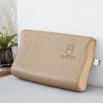 91家纺网 家纺一手货源 找家纺 （总）大黄蜂家居家纺 2025新款艾草冰滕乳胶枕套含芯