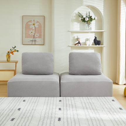 91家纺网 家纺一手货源 找家纺 （总）丝绮鹿 2024新款模块方块沙发套系列-玉米粒系列